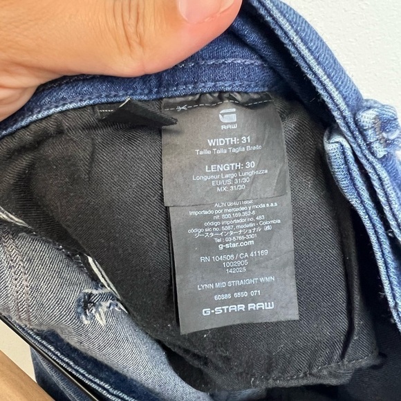 GSTAR RAW Lynn Mid Straight Jeans - Picture 3 of 5